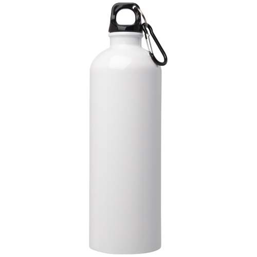 Bouteille d'eau Oregon de 750 ml simple paroi en acier recyclé certifié RCS avec mousqueton