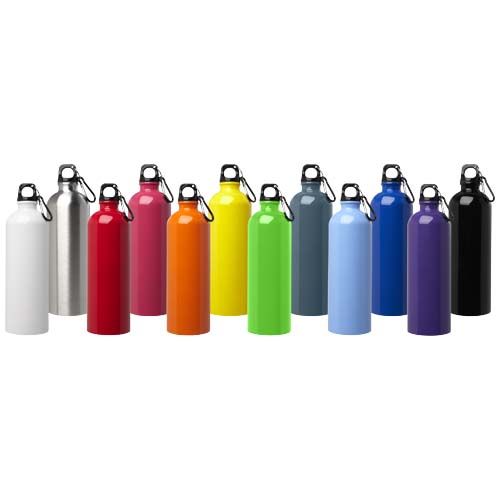 Bouteille d'eau Oregon de 750 ml simple paroi en acier recyclé certifié RCS avec mousqueton