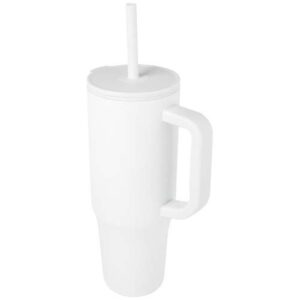 Gobelet isotherme Brady 900 ml certifié RCS avec paille en silicone