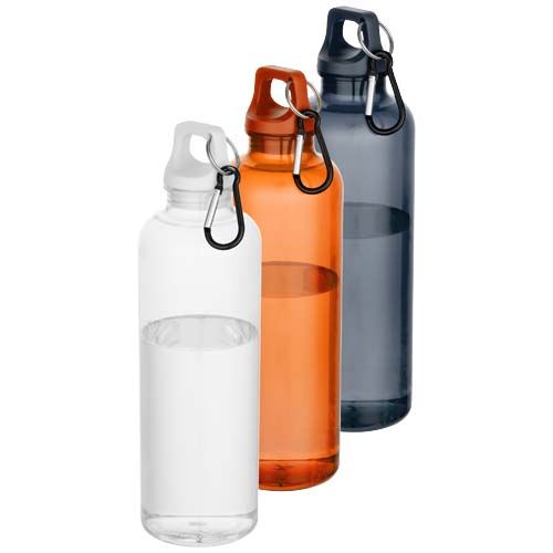 Bouteille d’eau Oregon de 750 ml en plastique recyclé certifié RCS avec mousqueton