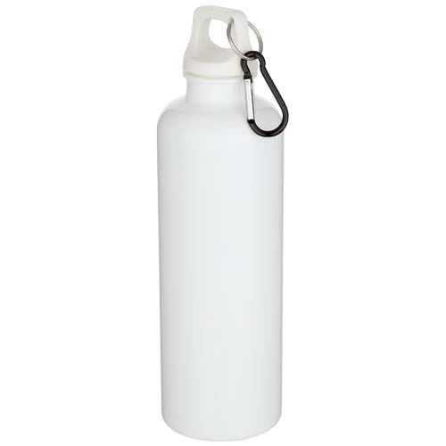 Bouteille d’eau Oregon de 750 ml en plastique recyclé uni certifié RCS avec mousqueton