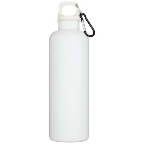 Bouteille d’eau Oregon de 750 ml en plastique recyclé uni certifié RCS avec mousqueton