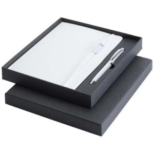 Ensemble carnet à couverture rigide A5 et stylo roller Legato Elegance