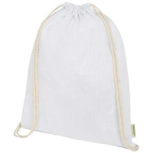 Sac refermable à cordon Odisha de 5 L bio certifié OCS 140 g/m²