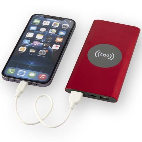 Batterie de secours sans fil en aluminium recyclé Juice type-C de 8 000 mAh