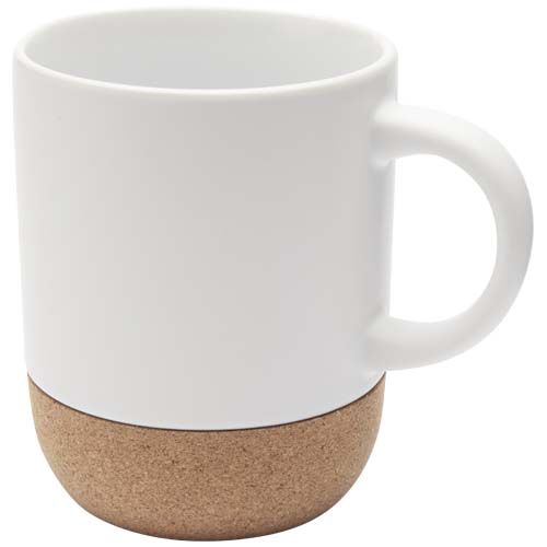Mug Billie en céramique de 300 ml avec détails en liège et finition matte