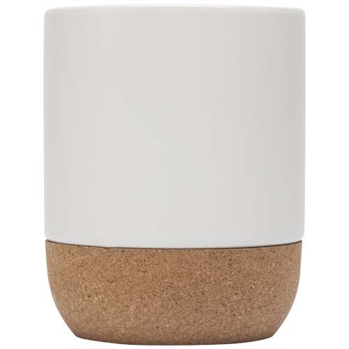 Mug Billie en céramique de 300 ml avec détails en liège et finition matte