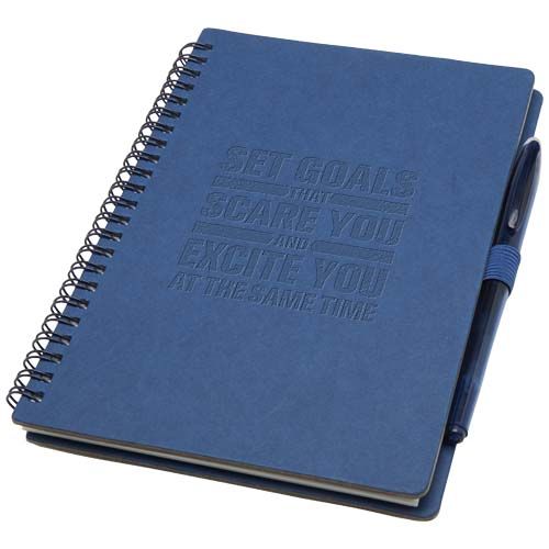 Carnet A5 à couverture souple réutilisable et parure de stylos Slate (encre noire)