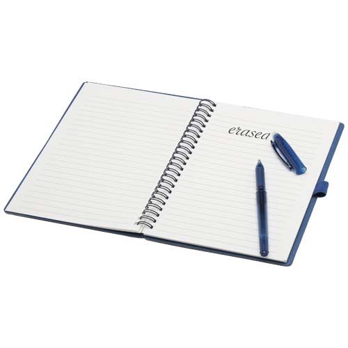 Carnet A5 à couverture souple réutilisable et parure de stylos Slate (encre noire)