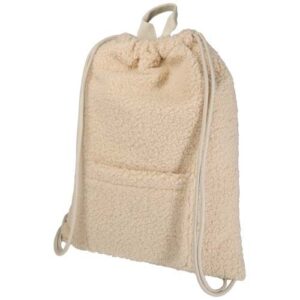 Sac à dos avec cordon sherpa recyclé GRS de 9 L Bear
