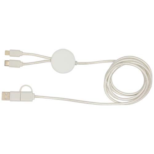 Câble 5 en 1 Citala en plastique recyclé de 150 cm pour la synchronisation des données et la charge rapide de 27 W
