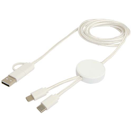 Câble 5 en 1 Citala en plastique recyclé de 150 cm pour la synchronisation des données et la charge rapide de 27 W