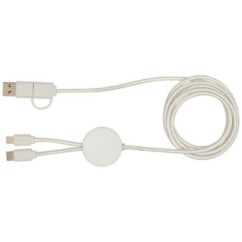 Câble 5 en 1 Citala en plastique recyclé de 150 cm pour la synchronisation des données et la charge rapide de 27 W