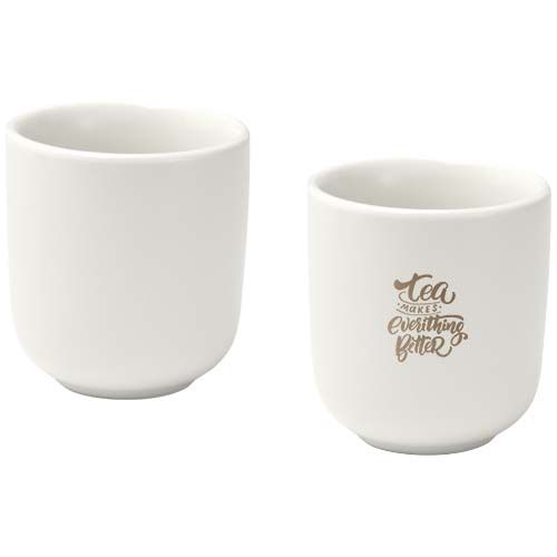 Tasses à expresso Male en céramique de 90 ml - set de 2 en finition mate