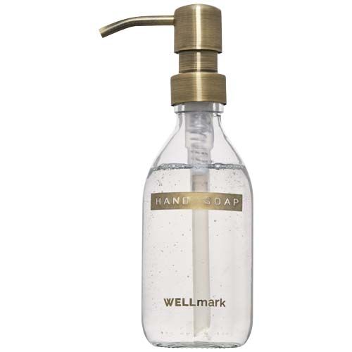 Distributeur de savon pour les mains de 250 ml et ensemble de bougies parfumées de 150 g Wellmark Discovery- parfum linge fra