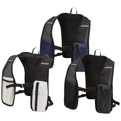 Gilet de course Varyon de 5 L en matériaux recyclés certifiés GRS avec système d’hydratation
