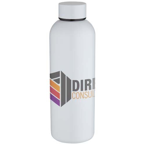 Bouteille d’eau Spring de 750 ml en acier inoxydable recyclé certifié RCS avec impression par sublimation