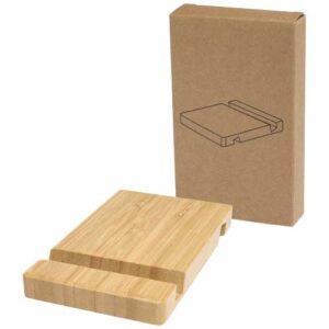 Support téléphone en bambou Bubup à 2 angles pour tablettes et téléphone