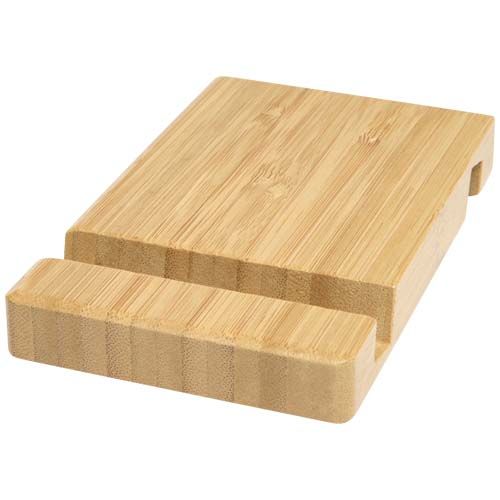 Support téléphone en bambou Bubup à 2 angles pour tablettes et téléphone