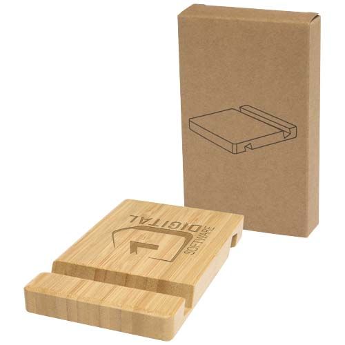 Support téléphone en bambou Bubup à 2 angles pour tablettes et téléphone