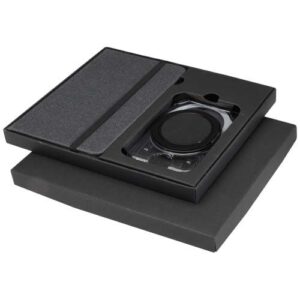 Coffret cadeau Kern avec carnet à couverture rigide A6 et portefeuille MagSafe