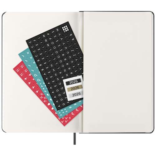 Agenda L hebdomadaire horizontal 12 mois Moleskine à couverture rigide