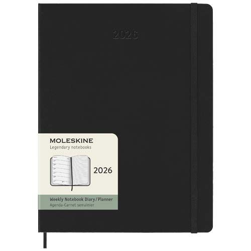 Agenda XL hebdomadaire 12 mois Moleskine à couverture rigide
