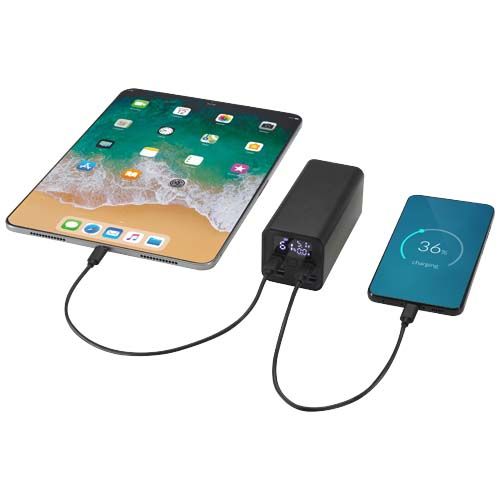 Batterie de secours Acamar de 20 000 mAh et 70 W en aluminium recyclé pour ordinateur portable