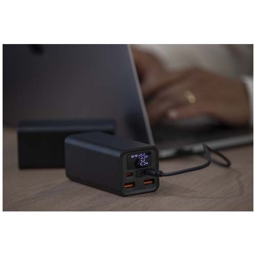 Batterie de secours Acamar de 20 000 mAh et 70 W en aluminium recyclé pour ordinateur portable