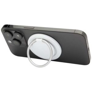 Support de téléphone Albali magnétique en plastique recyclé avec anneau de support