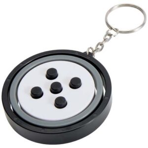 Porte-clés fidget gyroscope en plastique recyclé Spinx