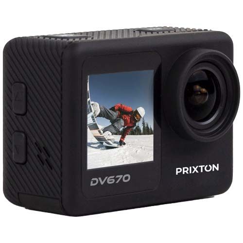 Caméra d’action Prixton DV670 à double écran 4K