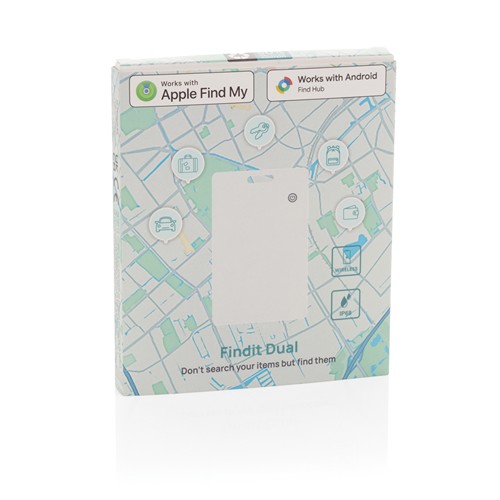 Carte de localisation en plastique RCS Findit Dual