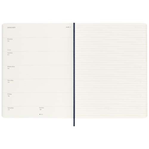 Agenda XL 12 mois Moleskine à couverture souple