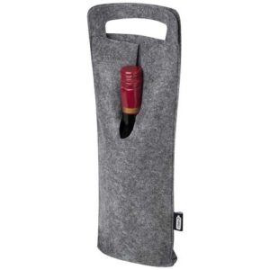 Sac à vin Felta de 75 cl en feutrine recyclée certifié GRS