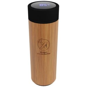 Bouteille intelligente en bambou SCX.design D11 500 ml