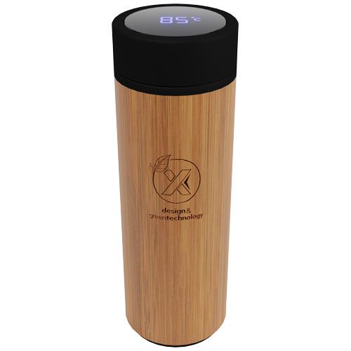 Bouteille intelligente en bambou SCX.design D11 500 ml