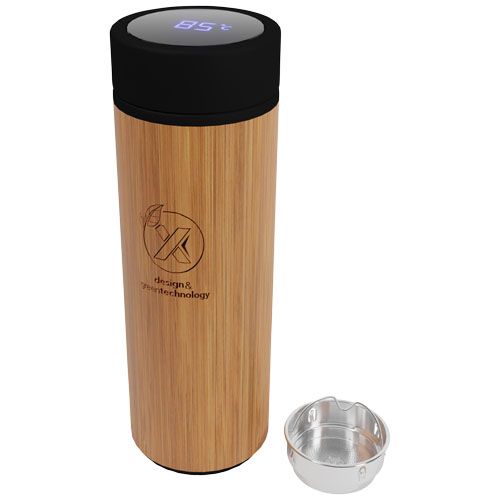 Bouteille intelligente en bambou SCX.design D11 500 ml