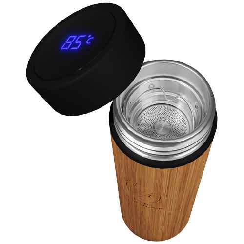 Bouteille intelligente en bambou SCX.design D11 500 ml