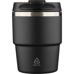 Mug double paroi de 175 ml en acier inoxydable recyclé Oli