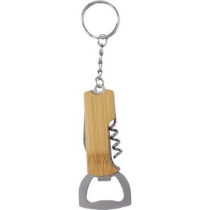 Porte-clés décapsuleur en bambou Stuart