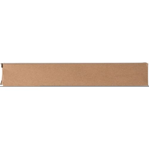 Eventail en bois et en rPET dans une boîte cadeau kraft Rosanne