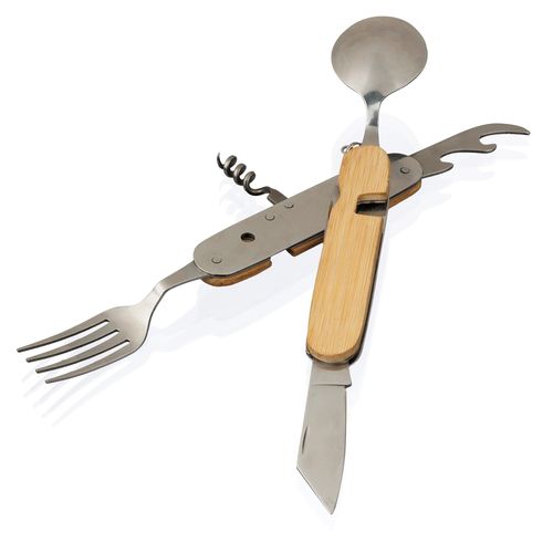 Couverts multifonction en bambou Ainsley