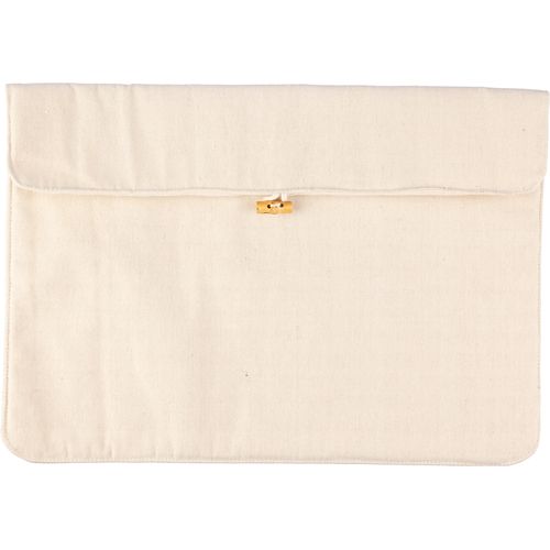 Pochette ordinateur portable en coton 220 gr/m² Dirk