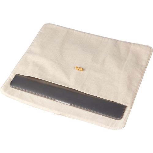 Pochette ordinateur portable en coton 220 gr/m² Dirk