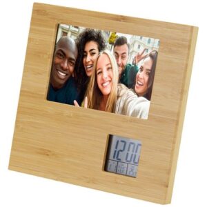 Cadre photo Sasa en bambou avec thermomètre