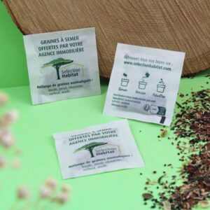 Sachet graines écoconçu 55x55 mm