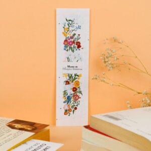Marque-page papier graines