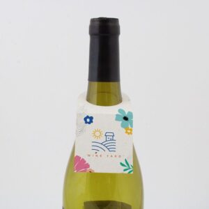 Collerette bouteille papier graines