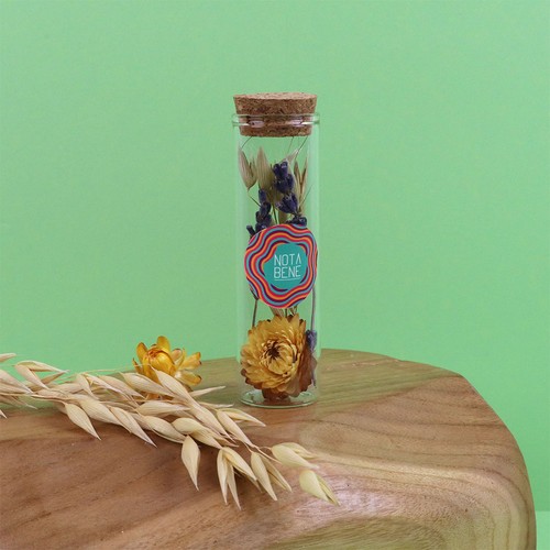 Tube fleurs séchées